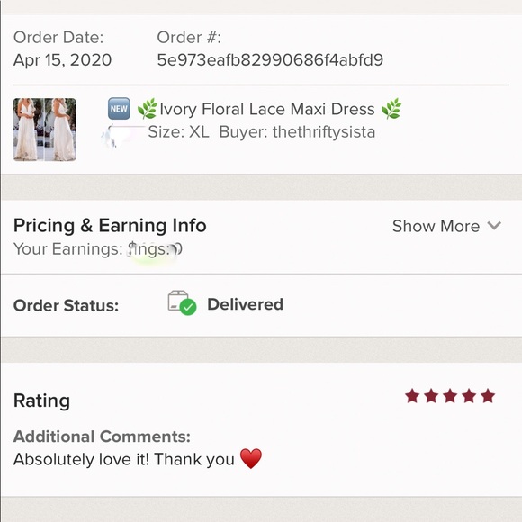 1 LEFT!! 5⭐️ Creamy White Floral Lace Maxi Dress - Picture 7 of 7